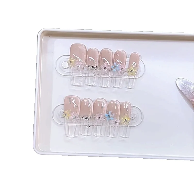 Florale dekorative Druck-Nagel-Set Karnz