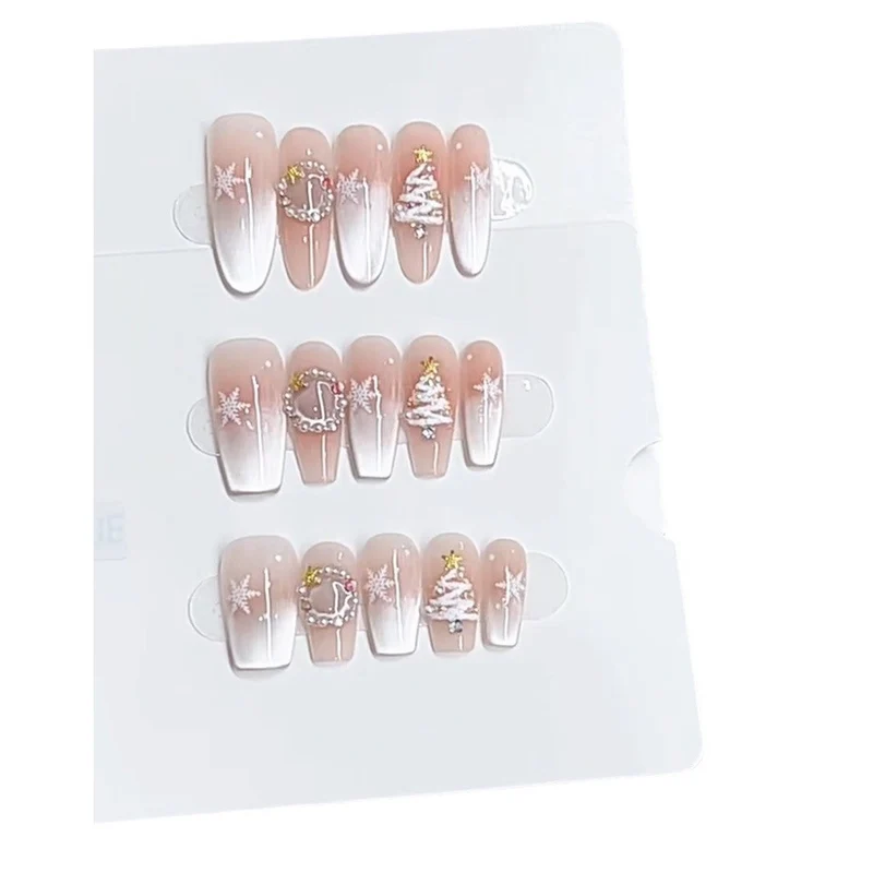 Festliches Press-On-Nagelset Karnz