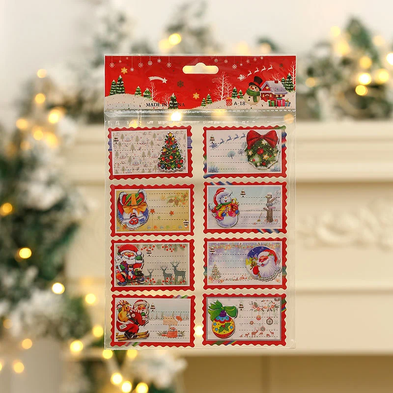 Holiday Greeting Card Stickers Stornfield