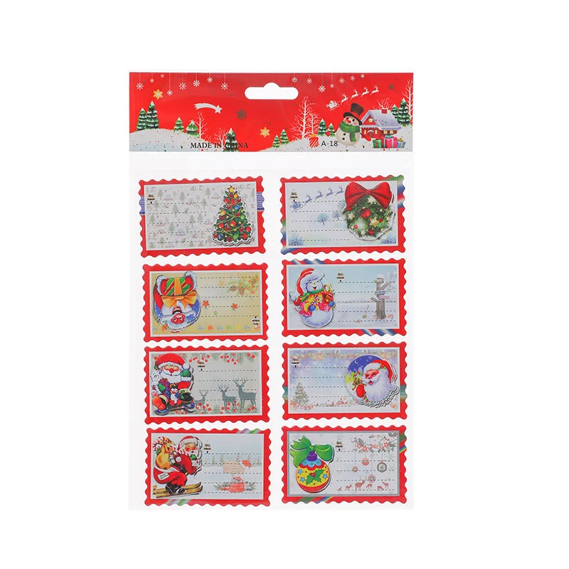 Holiday Greeting Card Stickers Stornfield