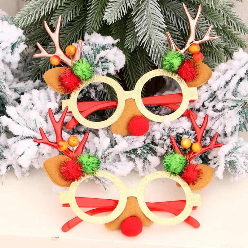 Fun Holiday-Themed Reindeer Glasses Stornfield