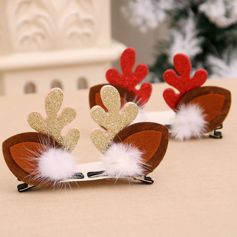 Fun Christmas Reindeer Hair Clips Stornfield