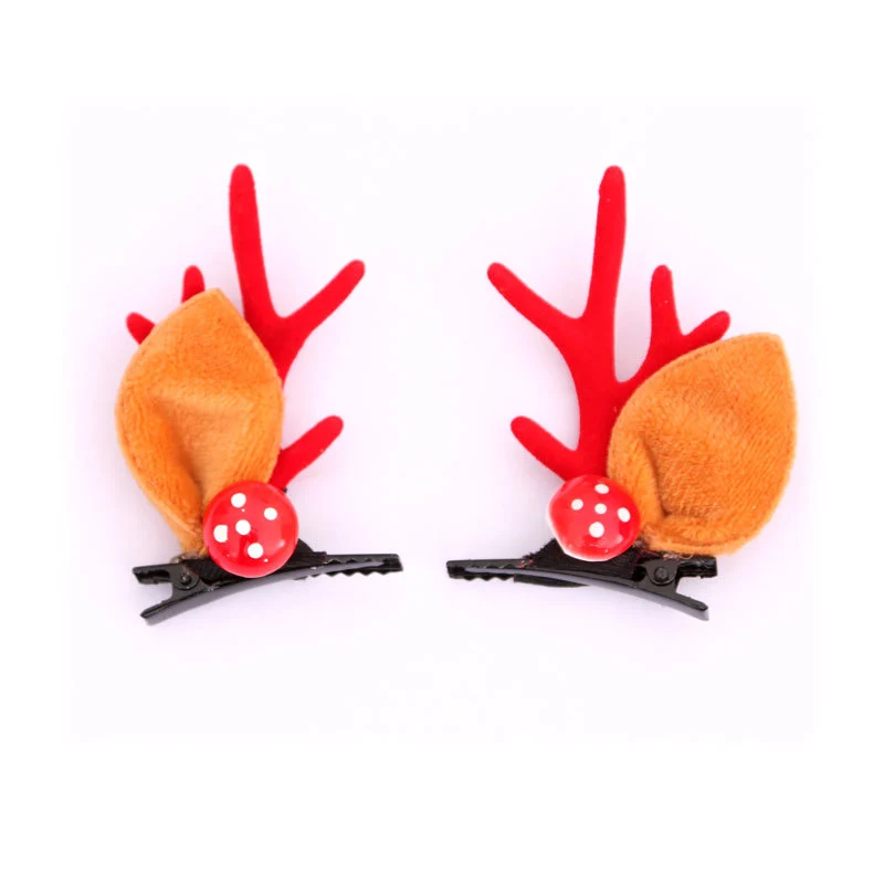 Fun Christmas Reindeer Hair Clips Stornfield