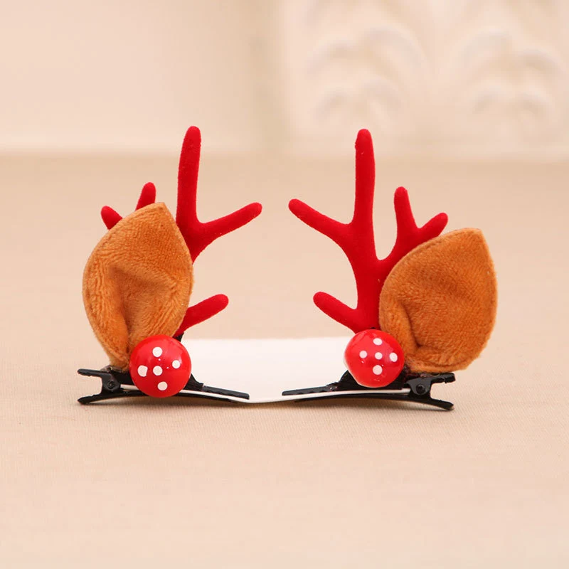 Fun Christmas Reindeer Hair Clips Stornfield