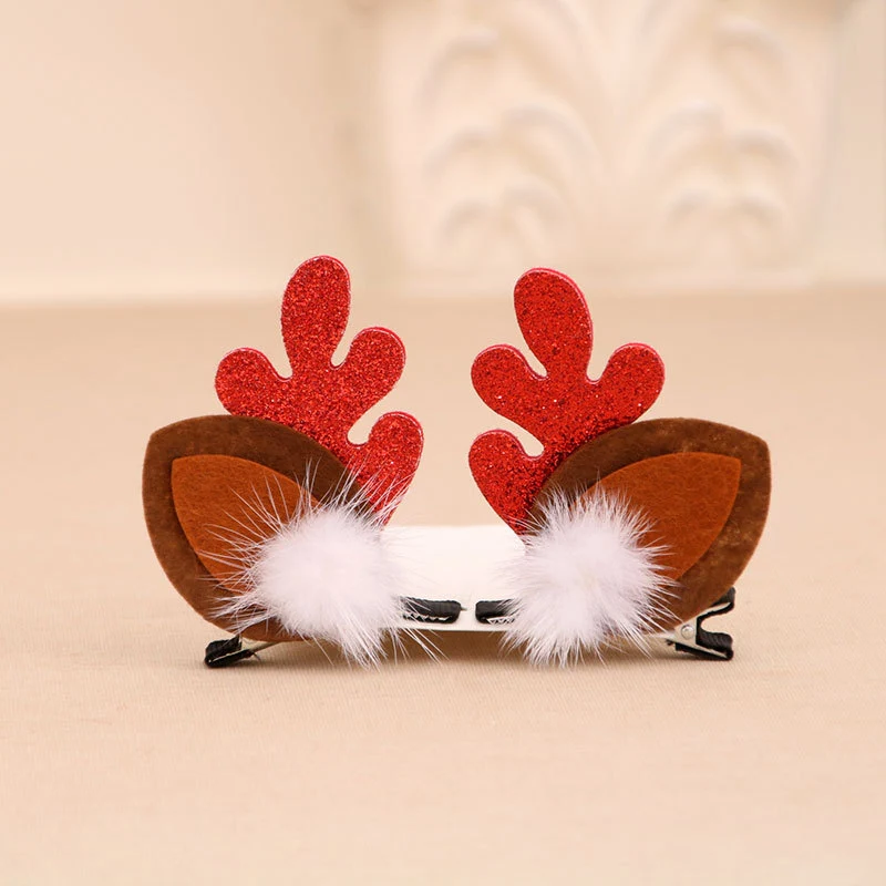 Fun Christmas Reindeer Hair Clips Stornfield