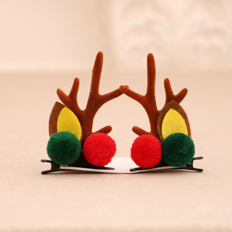 Fun Christmas Reindeer Hair Clips Stornfield