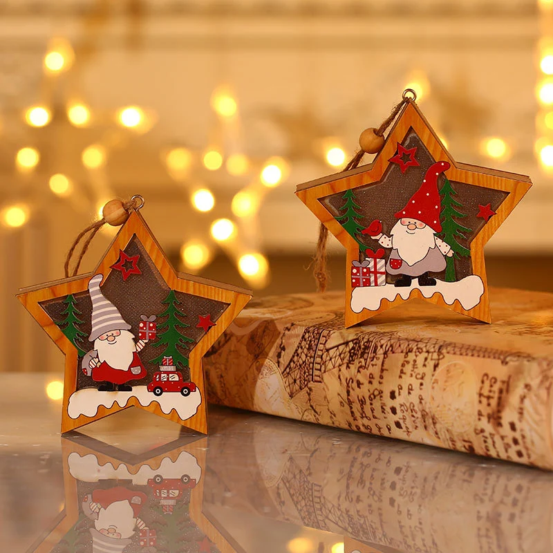 Festive Wooden Christmas Ornament Stornfield