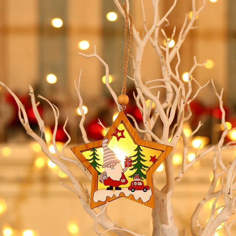 Festive Wooden Christmas Ornament Stornfield
