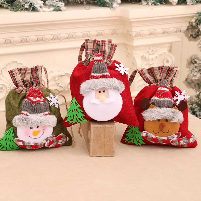 Festive Santa-Themed Gift Tote Stornfield