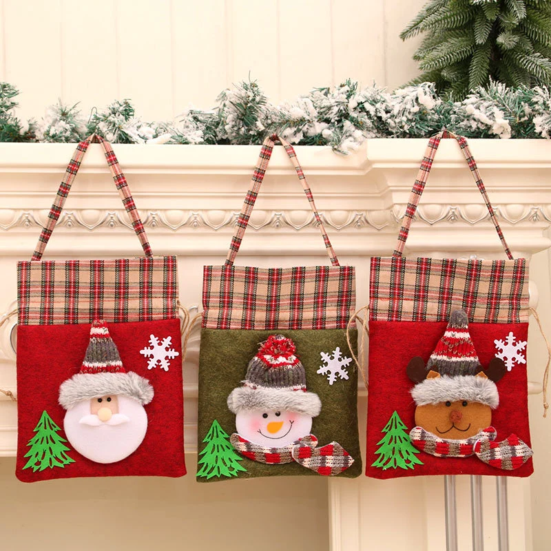 Festive Santa-Themed Gift Tote Stornfield