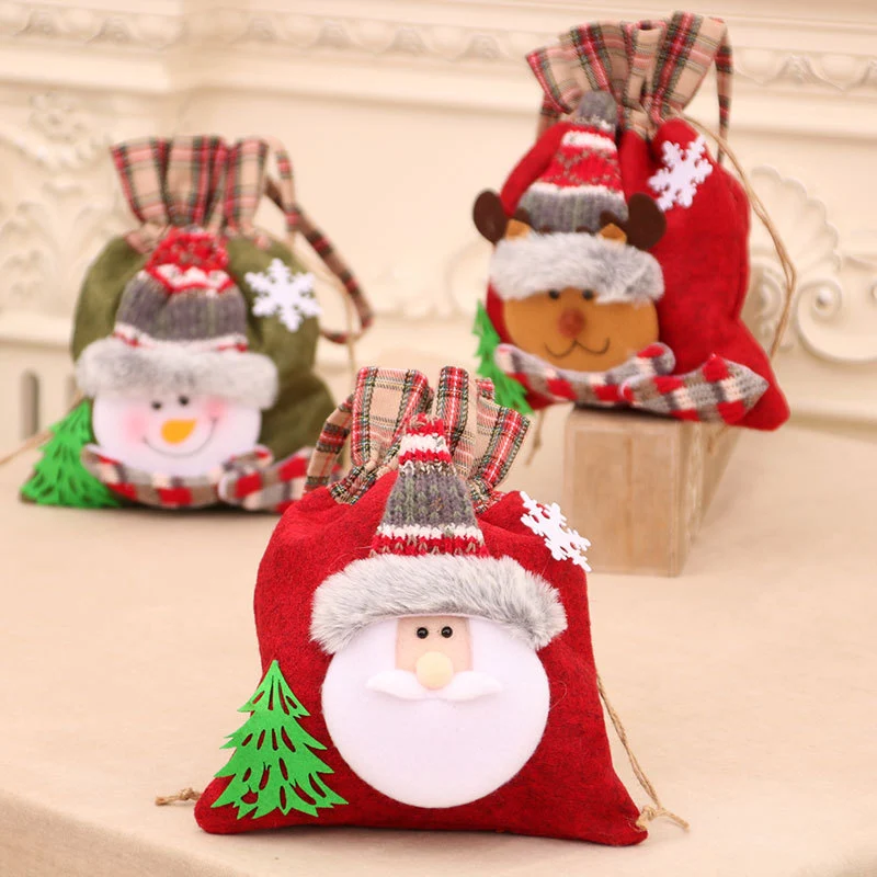 Festive Santa-Themed Gift Tote Stornfield