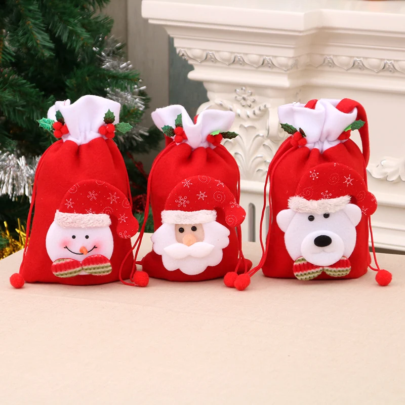 Festive Santa-Themed Gift Bag Stornfield