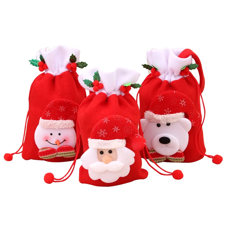 Festive Santa-Themed Gift Bag Stornfield