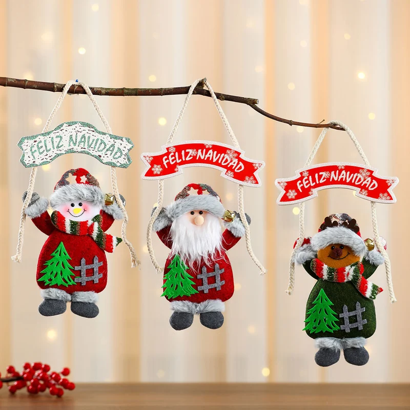 Festive Santa Hanging Ornament Stornfield