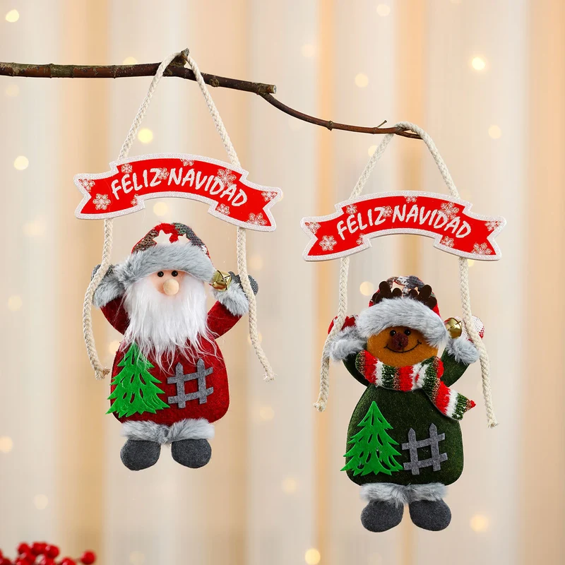 Festive Santa Hanging Ornament Stornfield