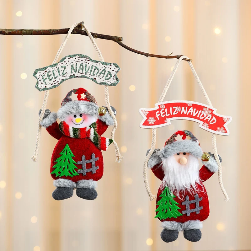 Festive Santa Hanging Ornament Stornfield