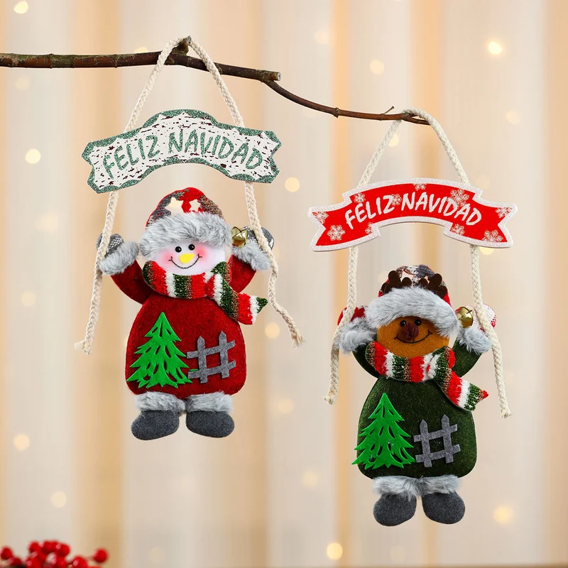Festive Santa Hanging Ornament Stornfield