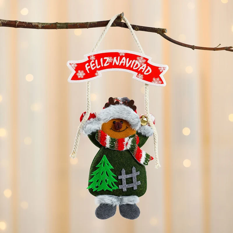 Festive Santa Hanging Ornament Stornfield