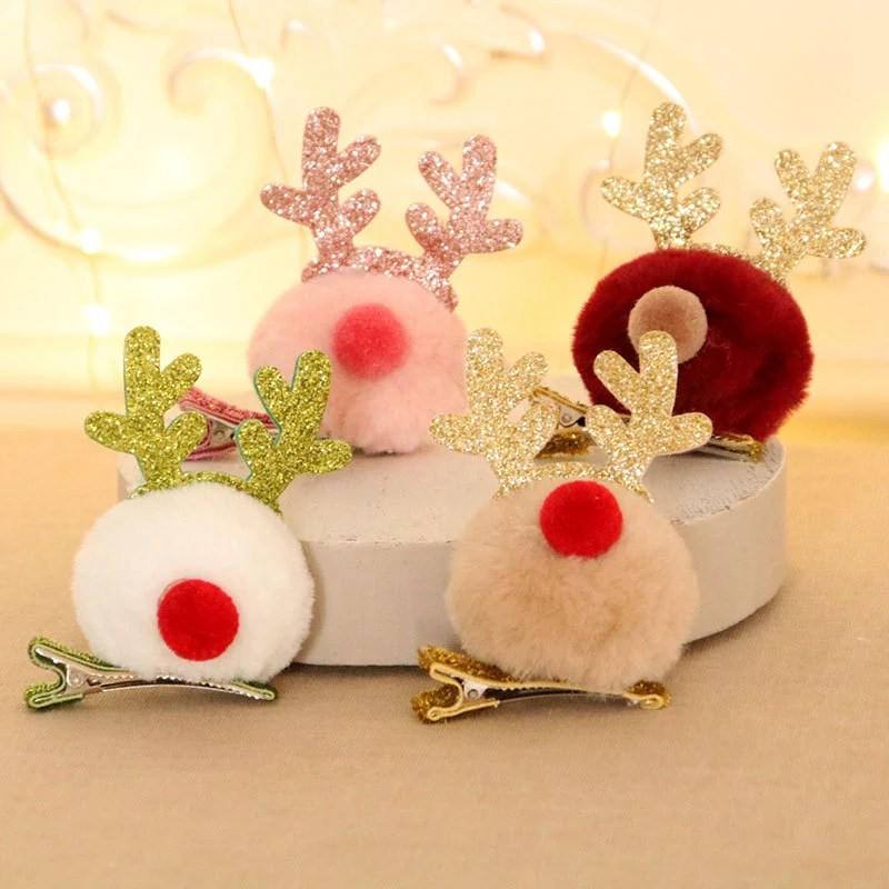 Festive Reindeer Hair Clip Stornfield