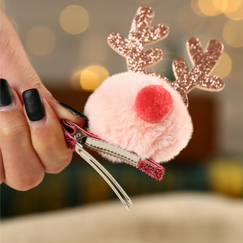 Festive Reindeer Hair Clip Stornfield