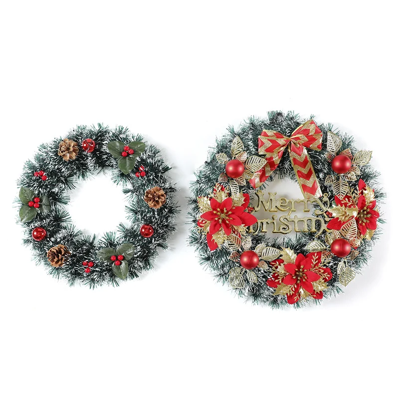 Festive Reindeer Door Wreath Decoration Stornfield
