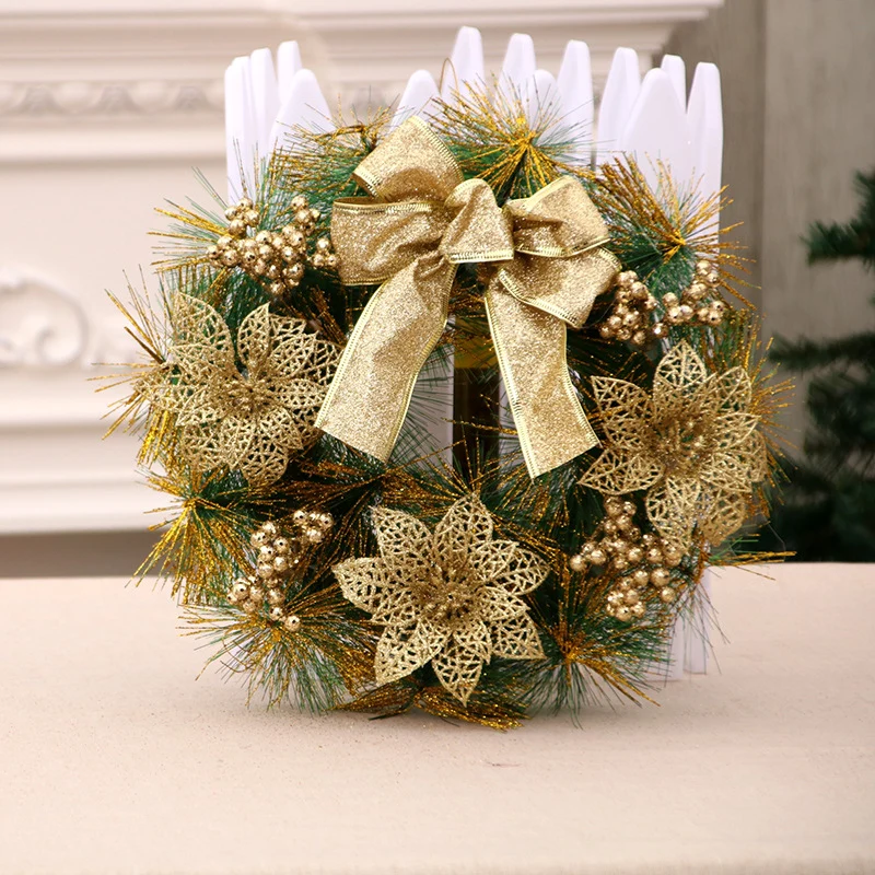 Festive Reindeer Door Wreath Decoration Stornfield