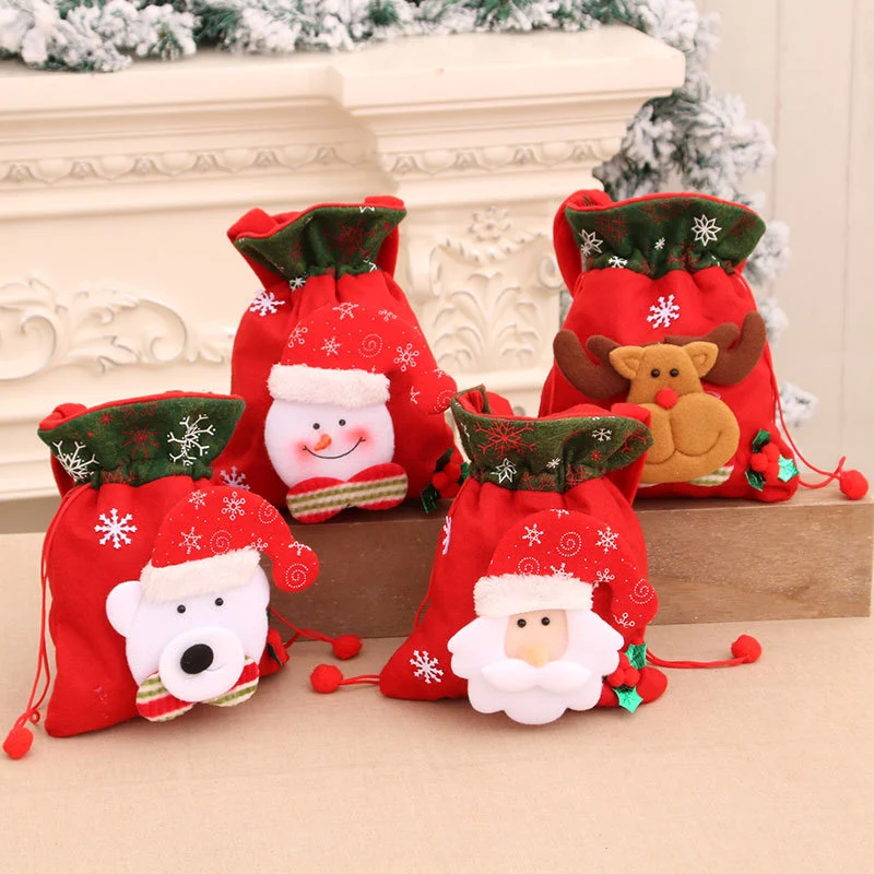 Festive Plush Snowman Gift Bag Stornfield