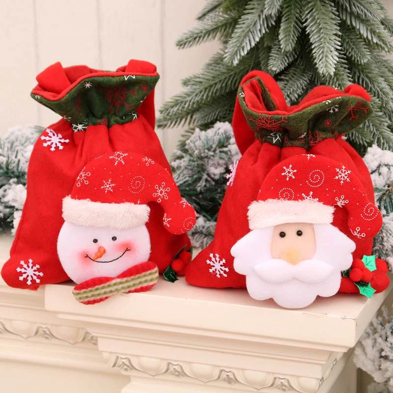 Festive Plush Snowman Gift Bag Stornfield
