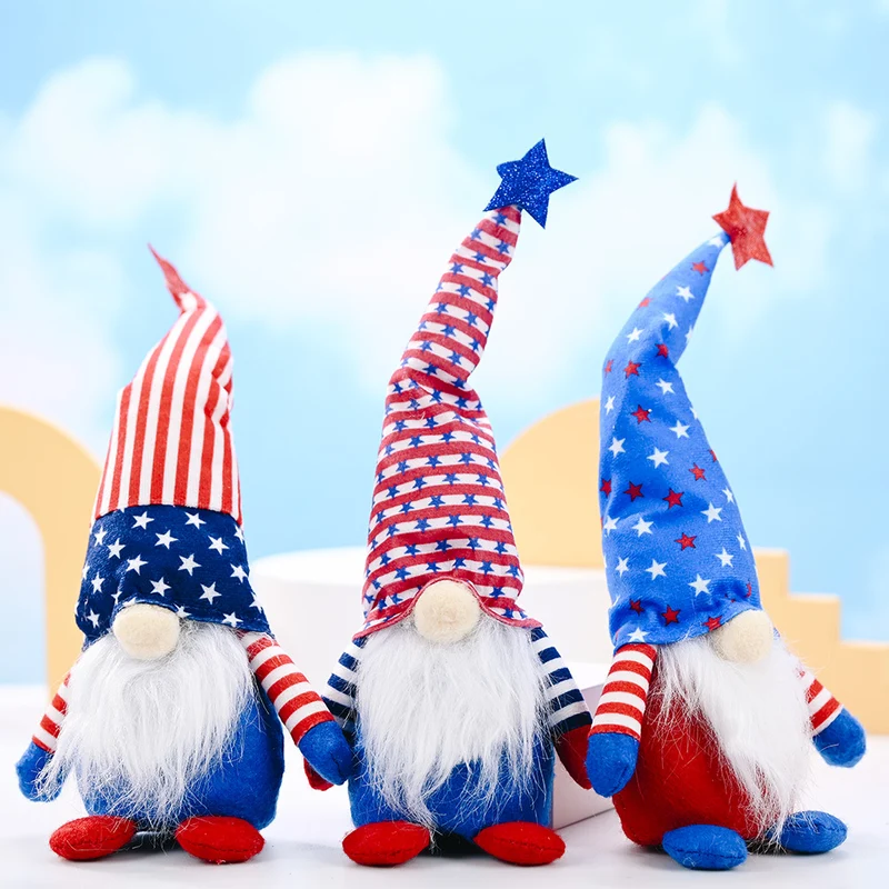 Festive Plush Gnome Figurine Stornfield