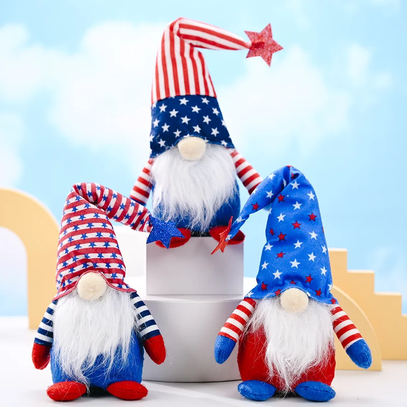 Festive Plush Gnome Figurine Stornfield