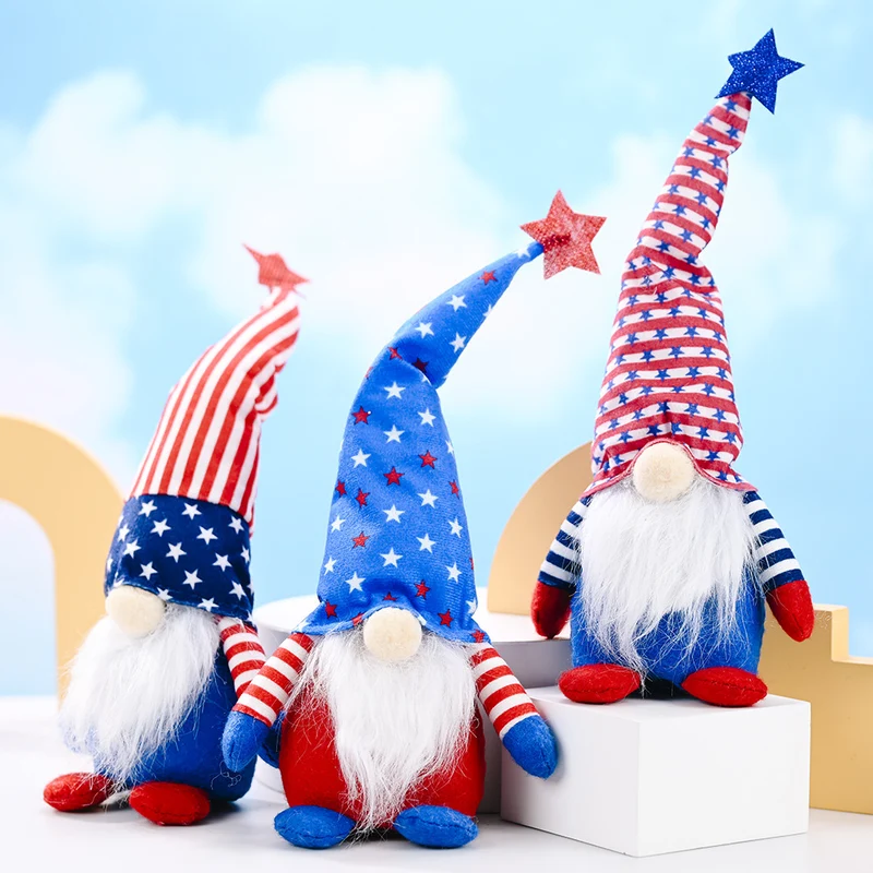 Festive Plush Gnome Figurine Stornfield