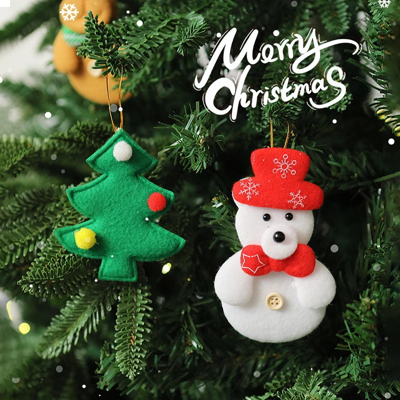 Festive Plush Christmas Ornaments Stornfield