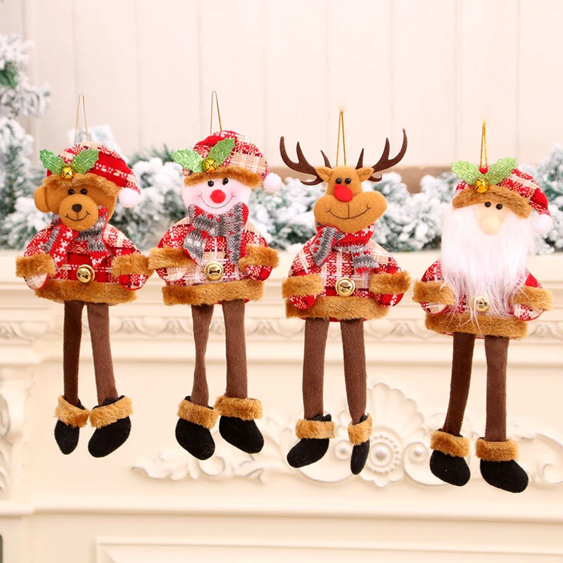 Festive Plush Bear Ornament Stornfield
