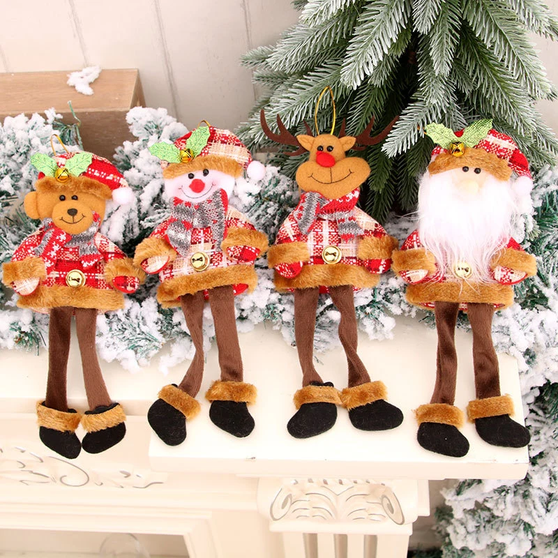 Festive Plush Bear Ornament Stornfield