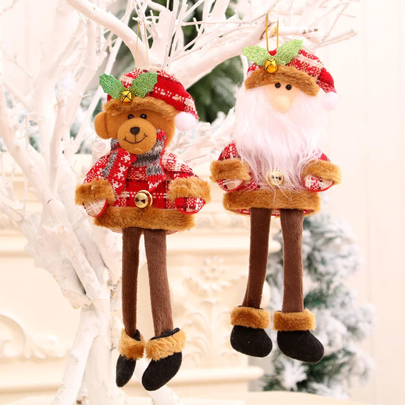 Festive Plush Bear Ornament Stornfield