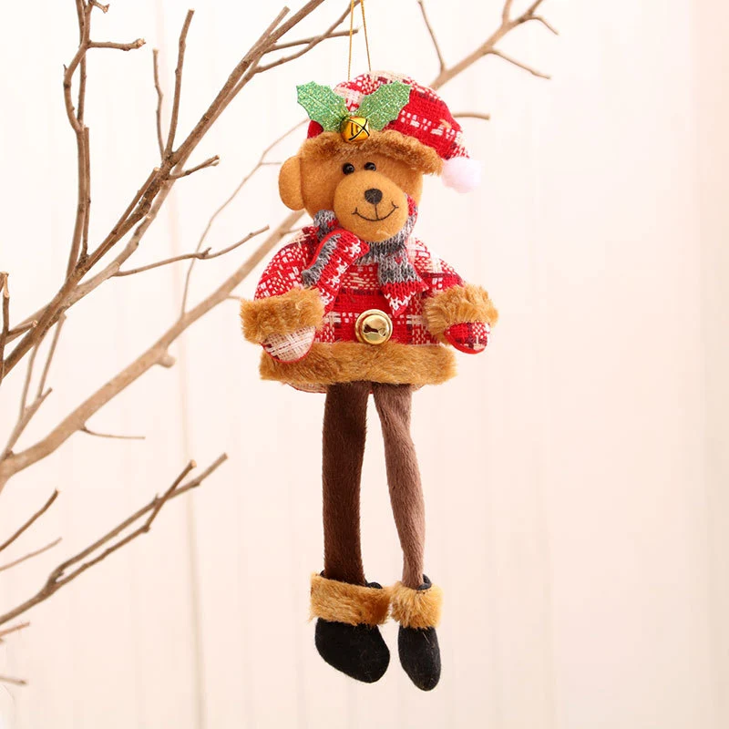 Festive Plush Bear Ornament Stornfield