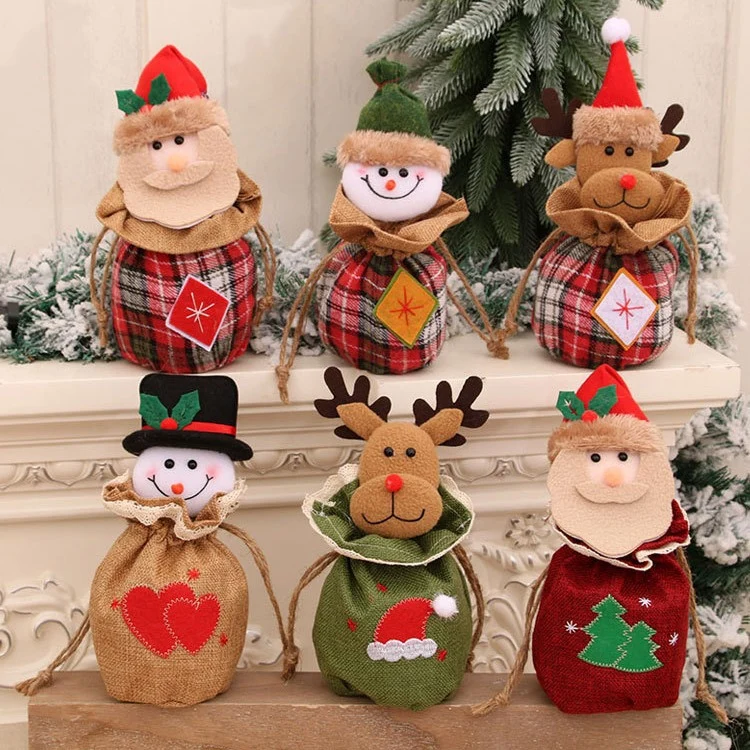 Festive Plush Bear Gift Bag Stornfield