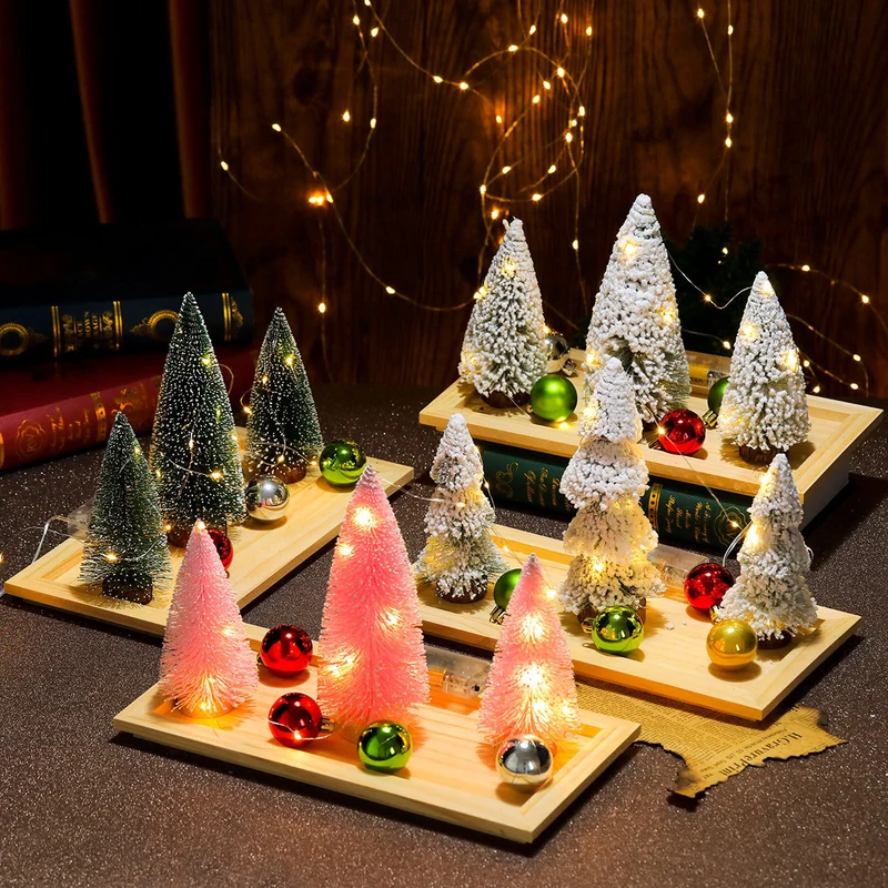 Festive Light-Up Miniature Christmas Tree Decoration Stornfield