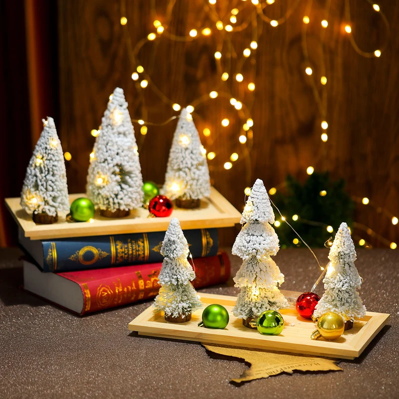 Festive Light-Up Miniature Christmas Tree Decoration Stornfield