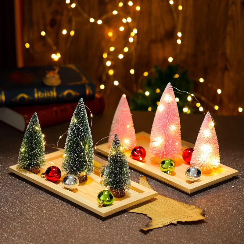 Festive Light-Up Miniature Christmas Tree Decoration Stornfield