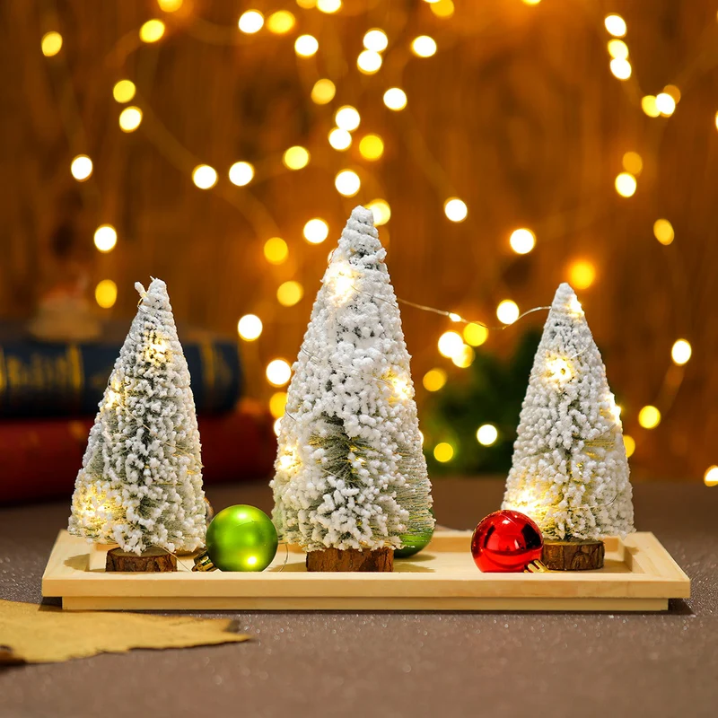 Festive Light-Up Miniature Christmas Tree Decoration Stornfield