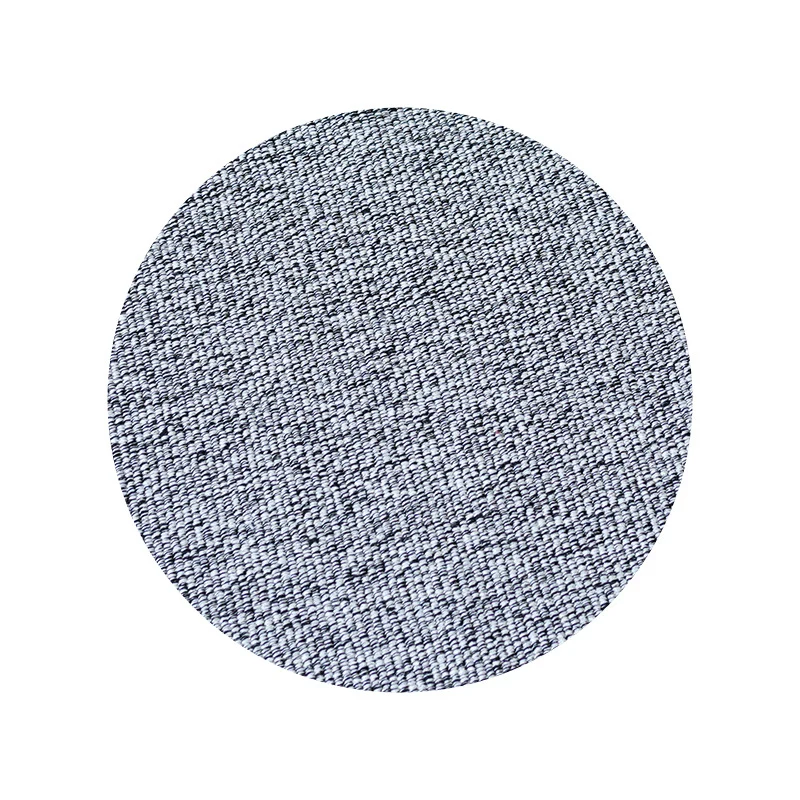 Round woven fabric sample for upholstery and furniture covering fabric Stornfield