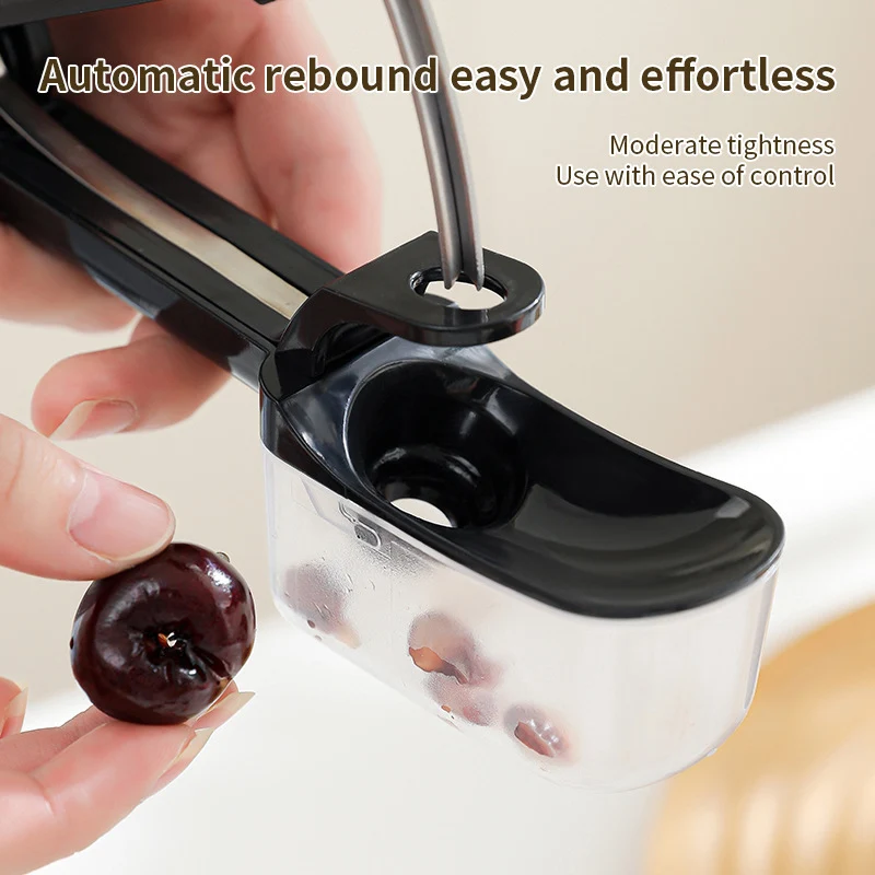 Cherry and Olive Pitter with Removable Collection Hopper