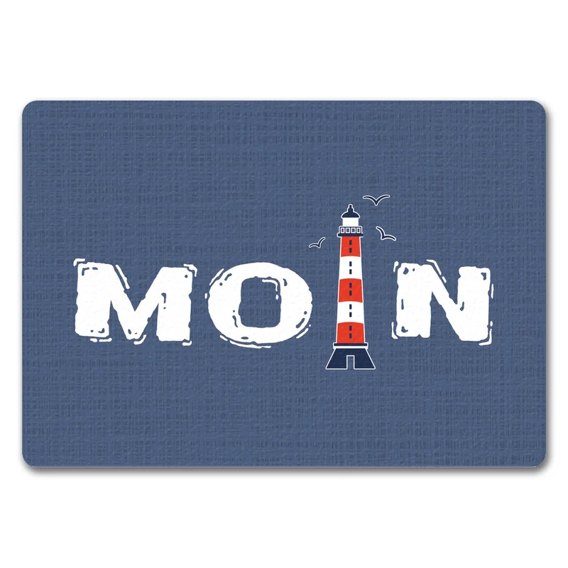 Moin Leuchtturm maritime Fußmatte
