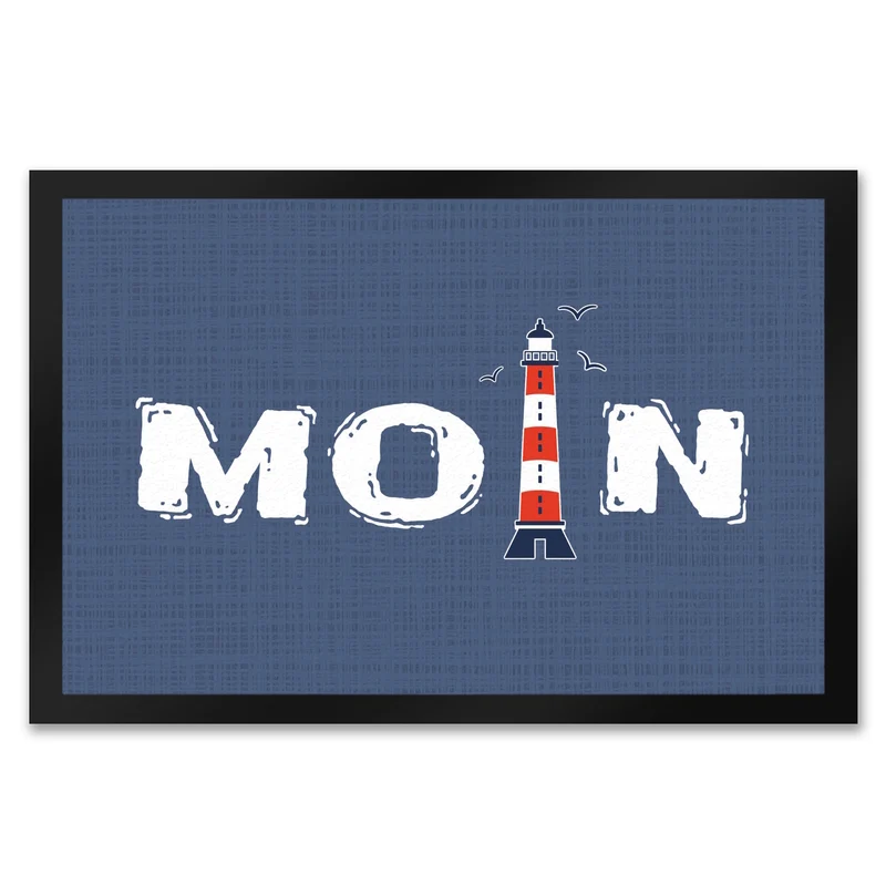 Moin Leuchtturm maritime Fußmatte