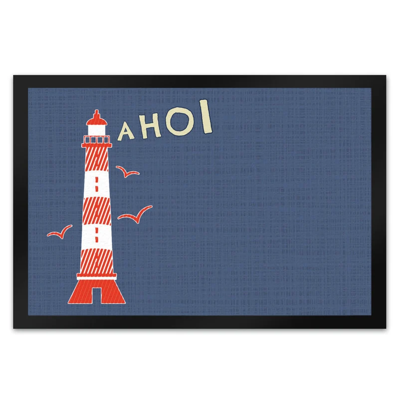 Moin Leuchtturm maritime Fußmatte