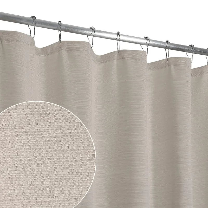 Tappetino doccia GARVEE in tessuto spesso, idrorepellente, moderno, per bagno, doccia, 72x96 pollici, cachi