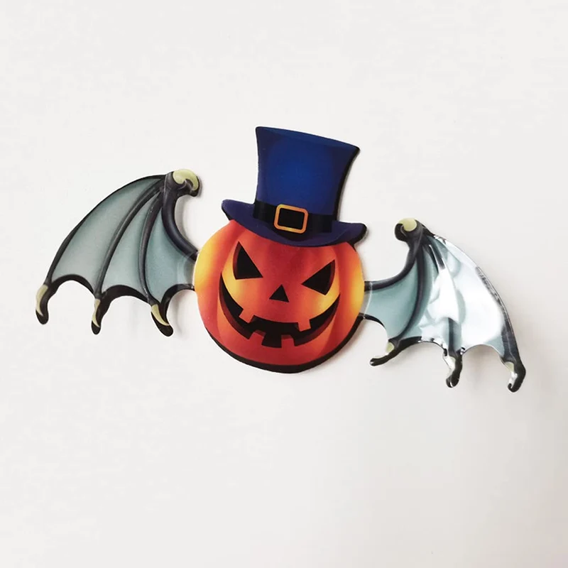 GARVEE 60 pezzi di adesivi murali in PVC con pipistrelli per decorazioni di Halloween, per camera da letto, esterno, veranda, finestra, aula, nero
