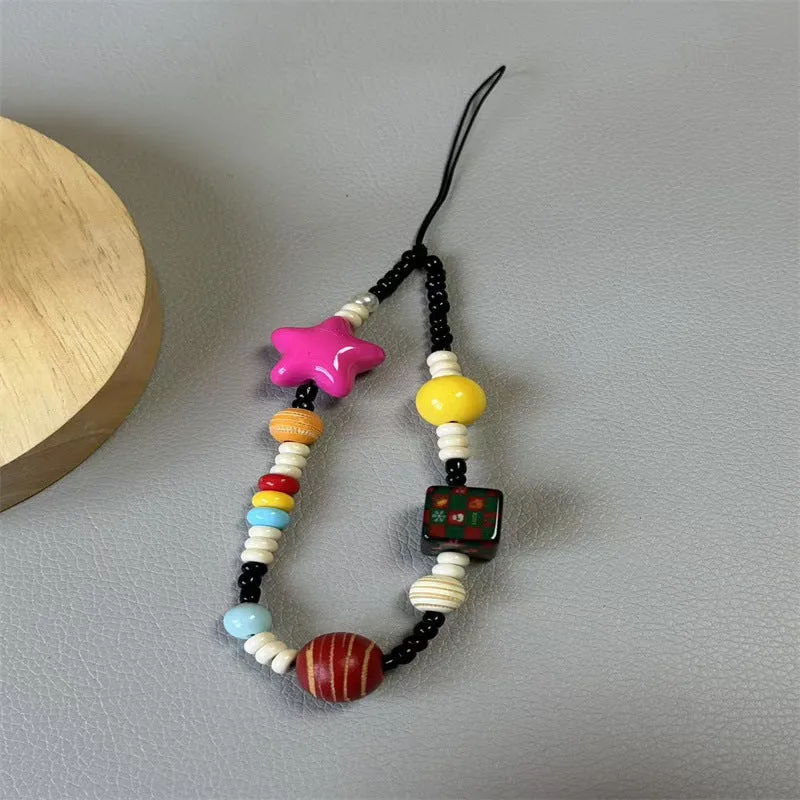 Colorful Beaded Charm Phone Strap Stornfield 1790134889