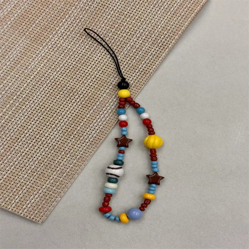 Colorful Beaded Charm Phone Lanyard Stornfield 1790135132